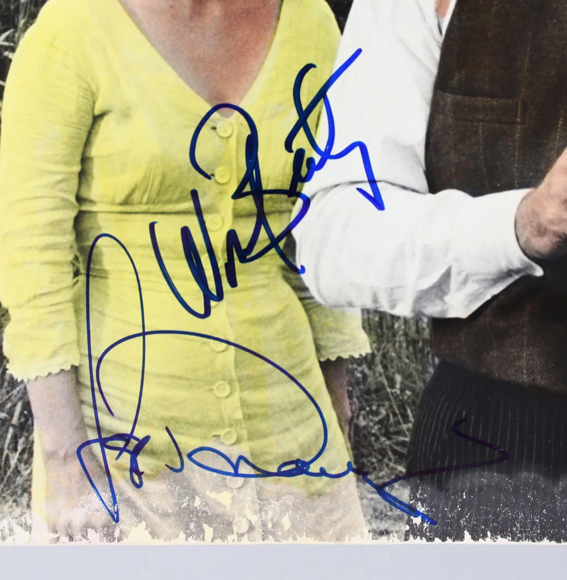Warren Beaty & Faye Dunaway Signed Lobby Card - COA BAS, изображение 2