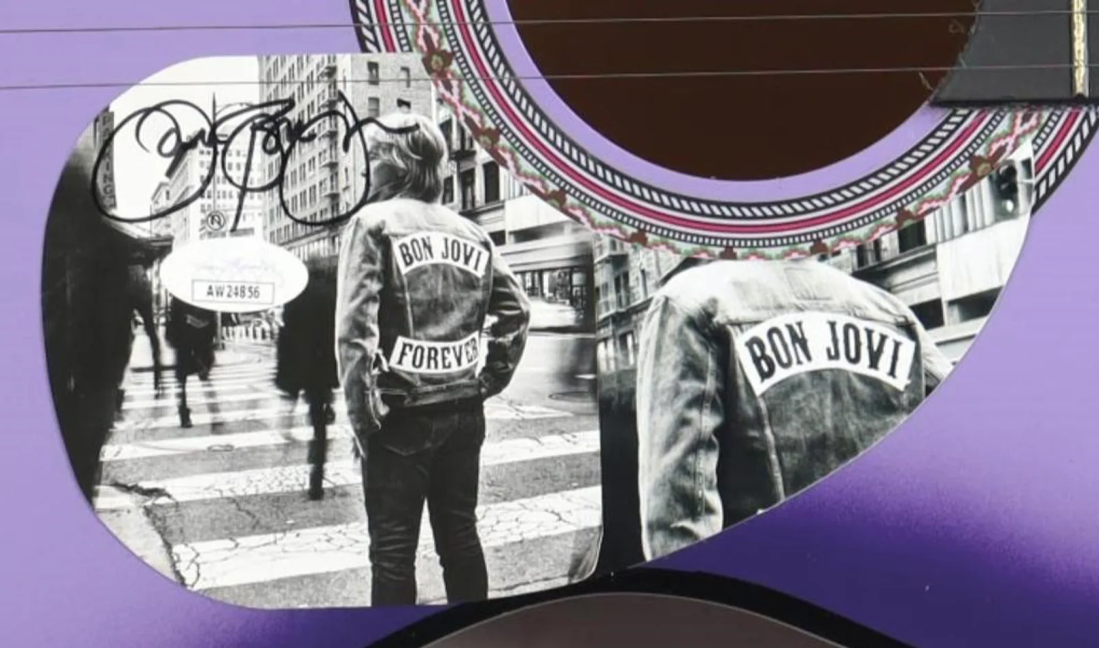 Jon Bon Jovi — Jon Bon Jovi Acoustic Guitar Autographed (JSA), image 2