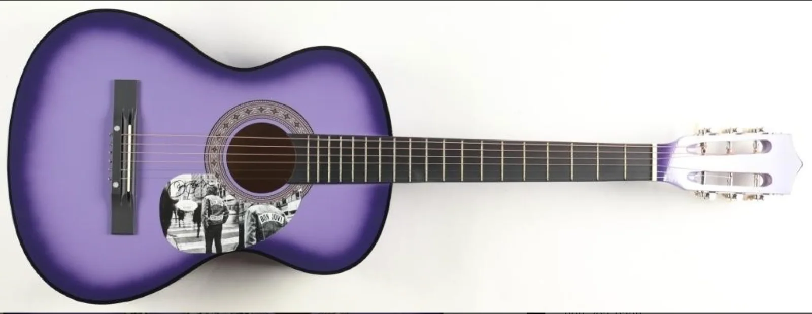 Jon Bon Jovi — Jon Bon Jovi Acoustic Guitar Autographed (JSA), image 3