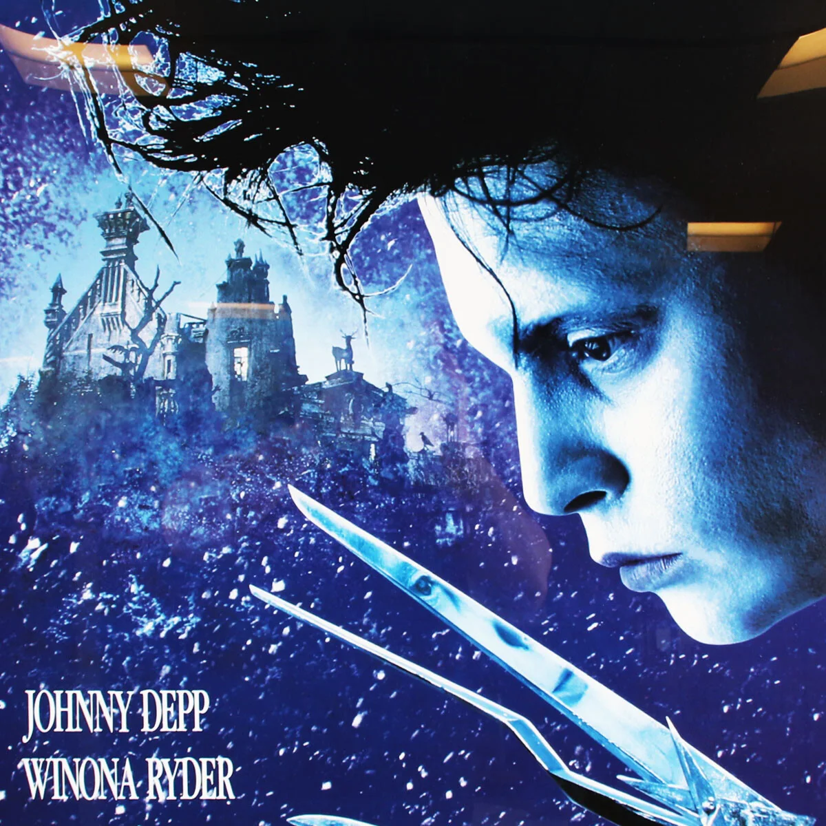 Johnny Depp Signed Movie Poster Edward Scissorhands - COA JSA, изображение 4