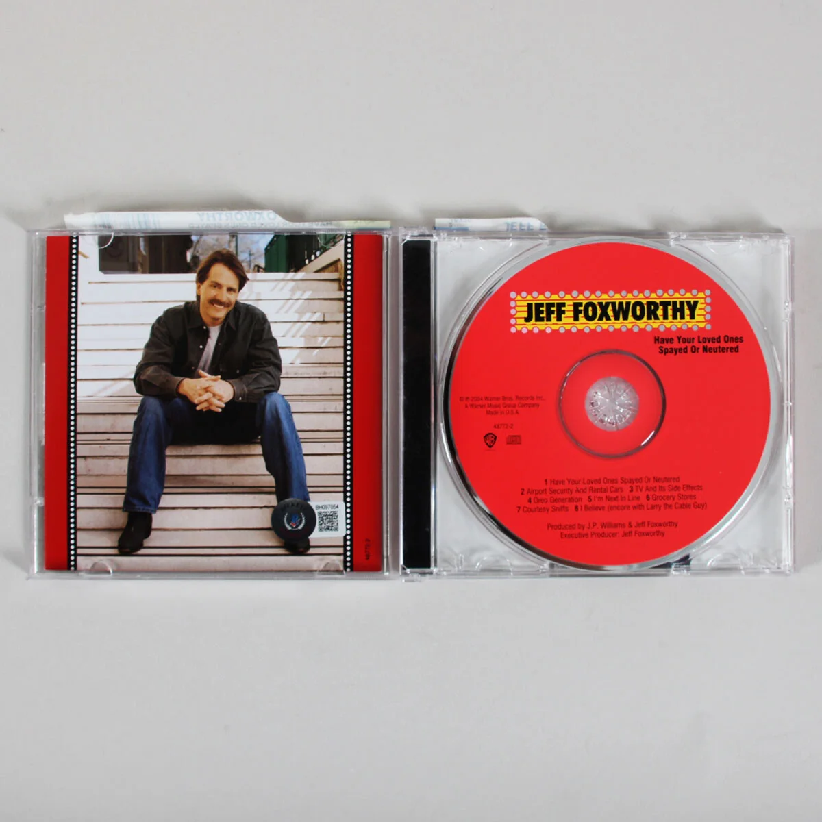 Jeff Foxworthy Signed CD Have Your Loved Ones Spayed or Neutered - COA BAS, image 3