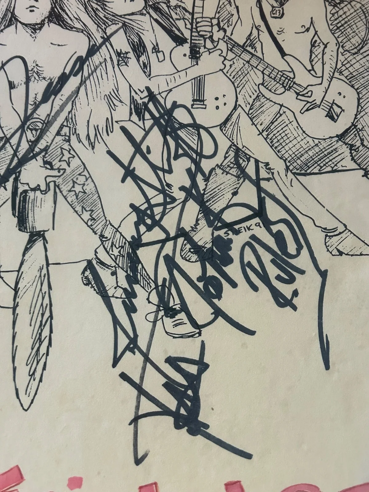 Signed JACKYL Framed Concert Poster September 28 1991 Greenville SC Hanger Club., изображение 4