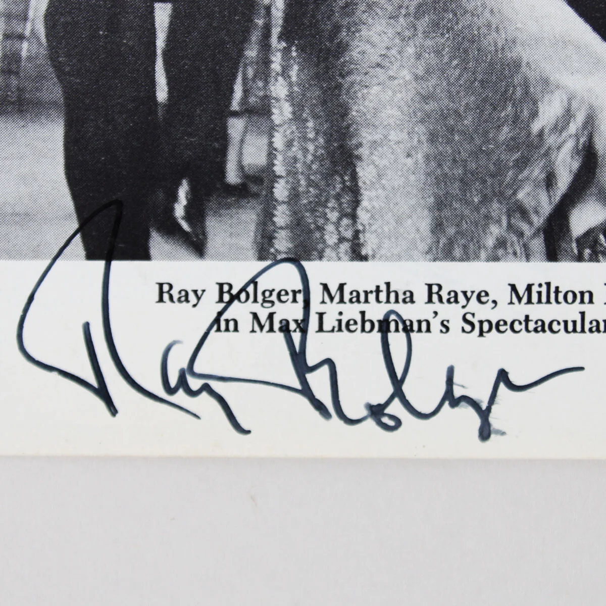 Ray Bolger Signed Photo - COA JSA, image 2
