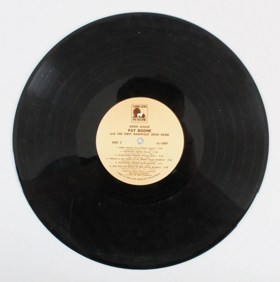 Pat Boone Signed Record Album - COA JSA, image 3