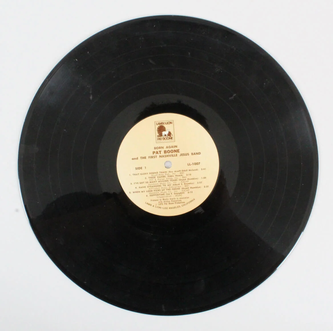 Pat Boone Signed Record Album - COA JSA, image 4