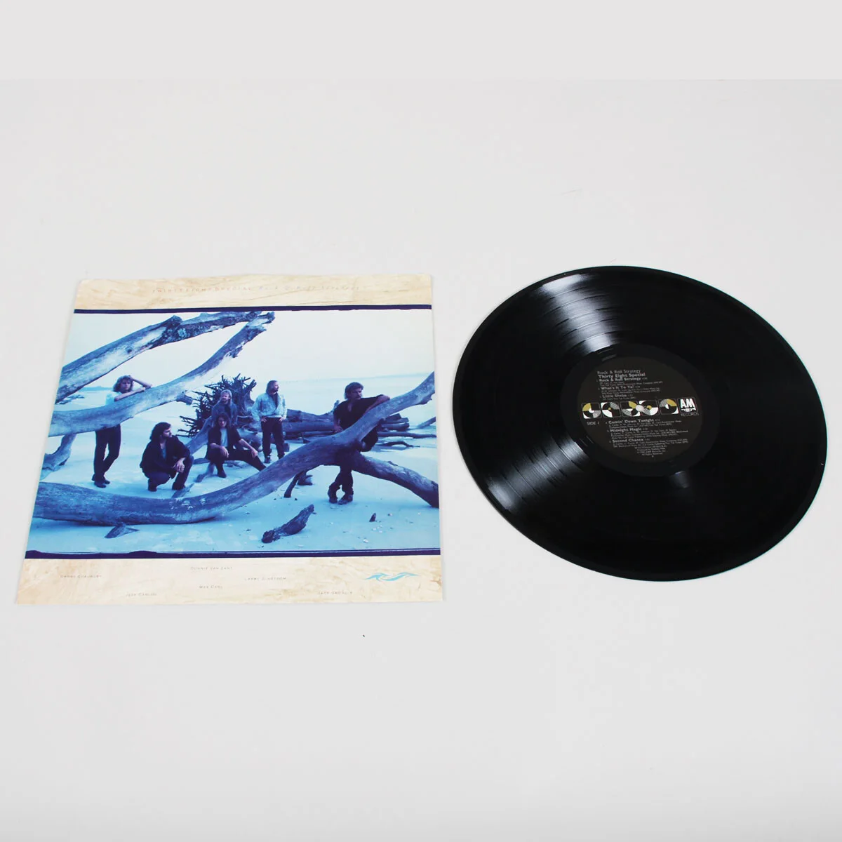 Thirty Eight Special Signed Record Album "Rock & Roll Strategy" (5) - COA JSA, image 5