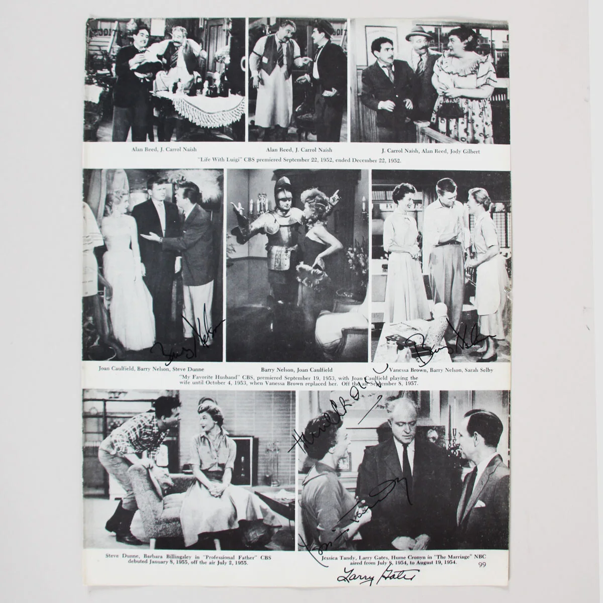 William Bendix Signed Photo - COA JSA, image 3