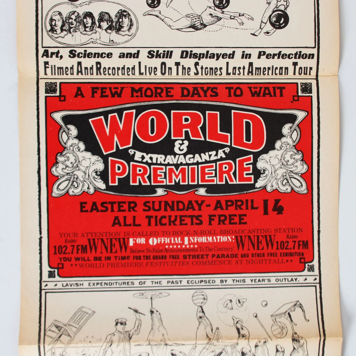 1974 Rolling Stones Movie Poster Ladies and Gentlemen, The Rolling Stones, изображение 4