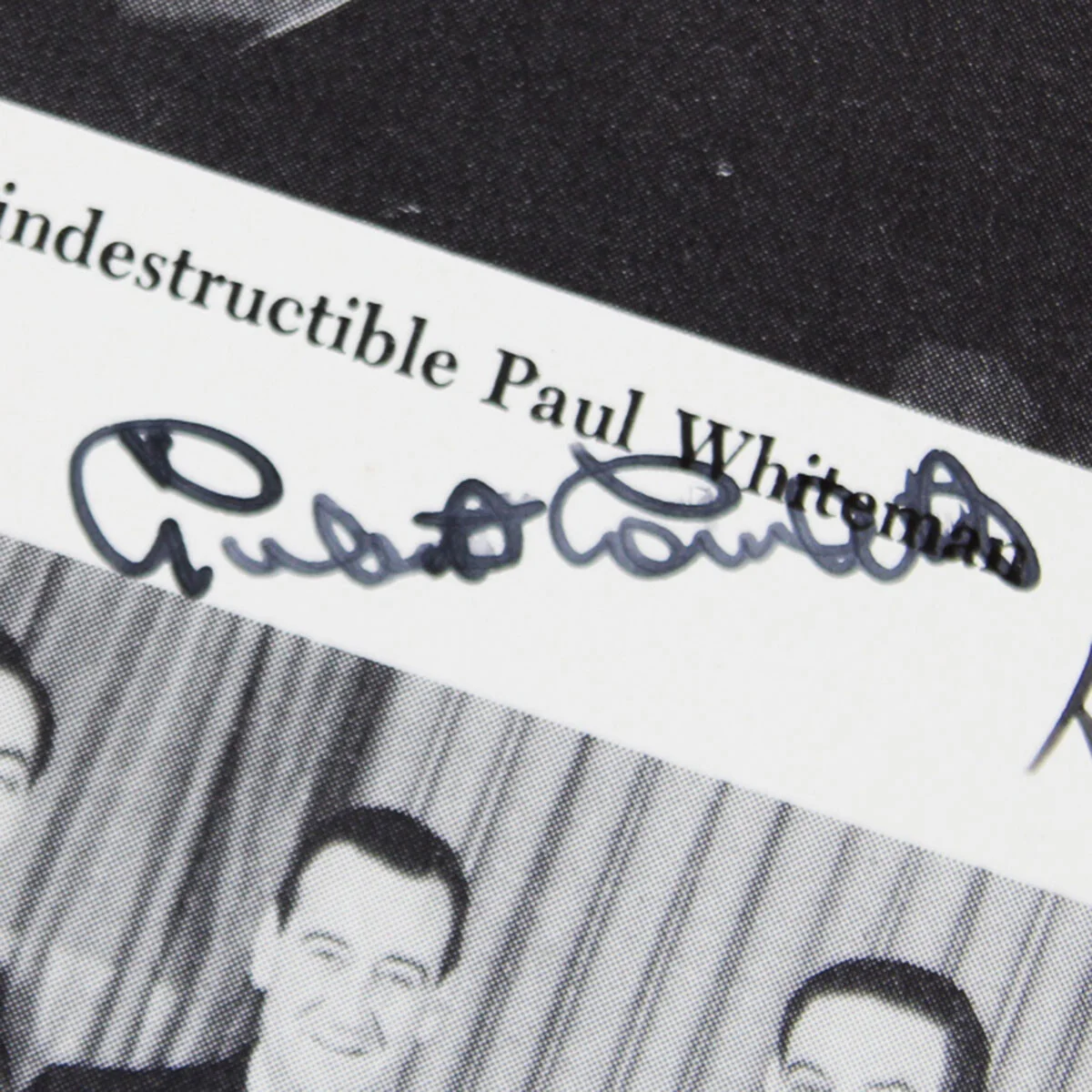 Paul Whiteman Signed Photo w/ Mimi Benzel, Guy Lombardo, Vaughn Monroe, Denni..., image 2