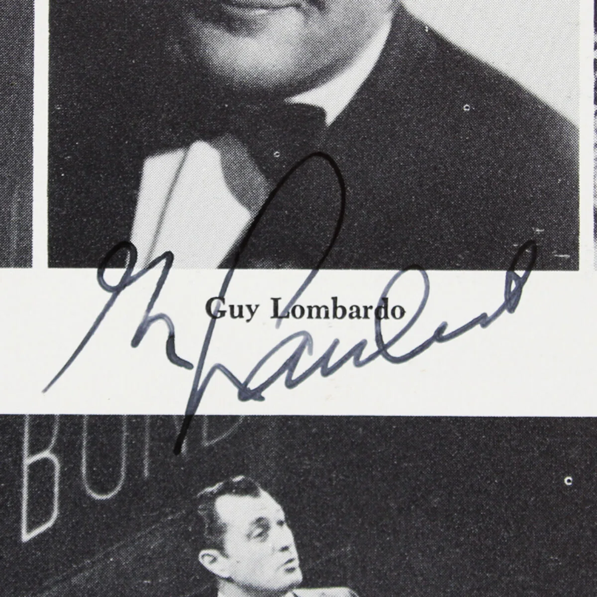 Paul Whiteman Signed Photo w/ Mimi Benzel, Guy Lombardo, Vaughn Monroe, Denni..., image 4