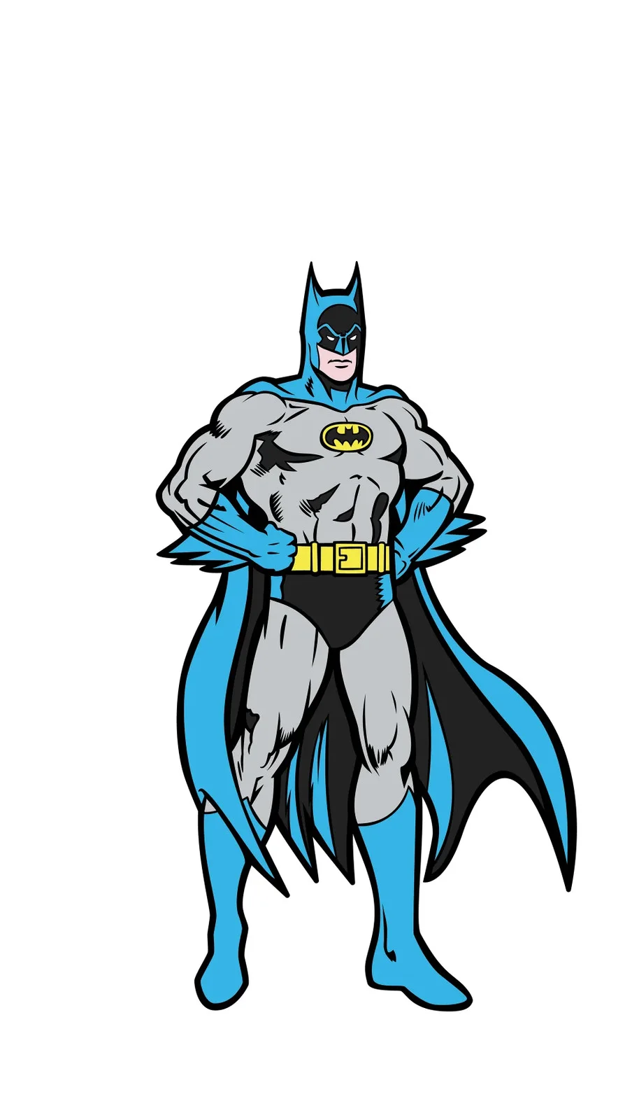 FiGPiN Batman XL (X034) DC XL Enamel Pin, image 4
