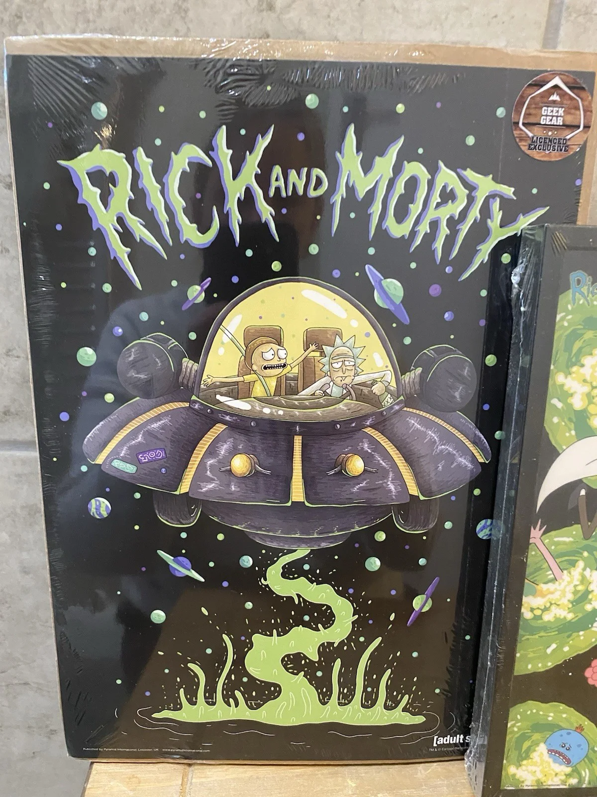 Rick And Morty Geek Gear Licensed Exclusive Framed Picture Poster Memorabilia X2, изображение 3