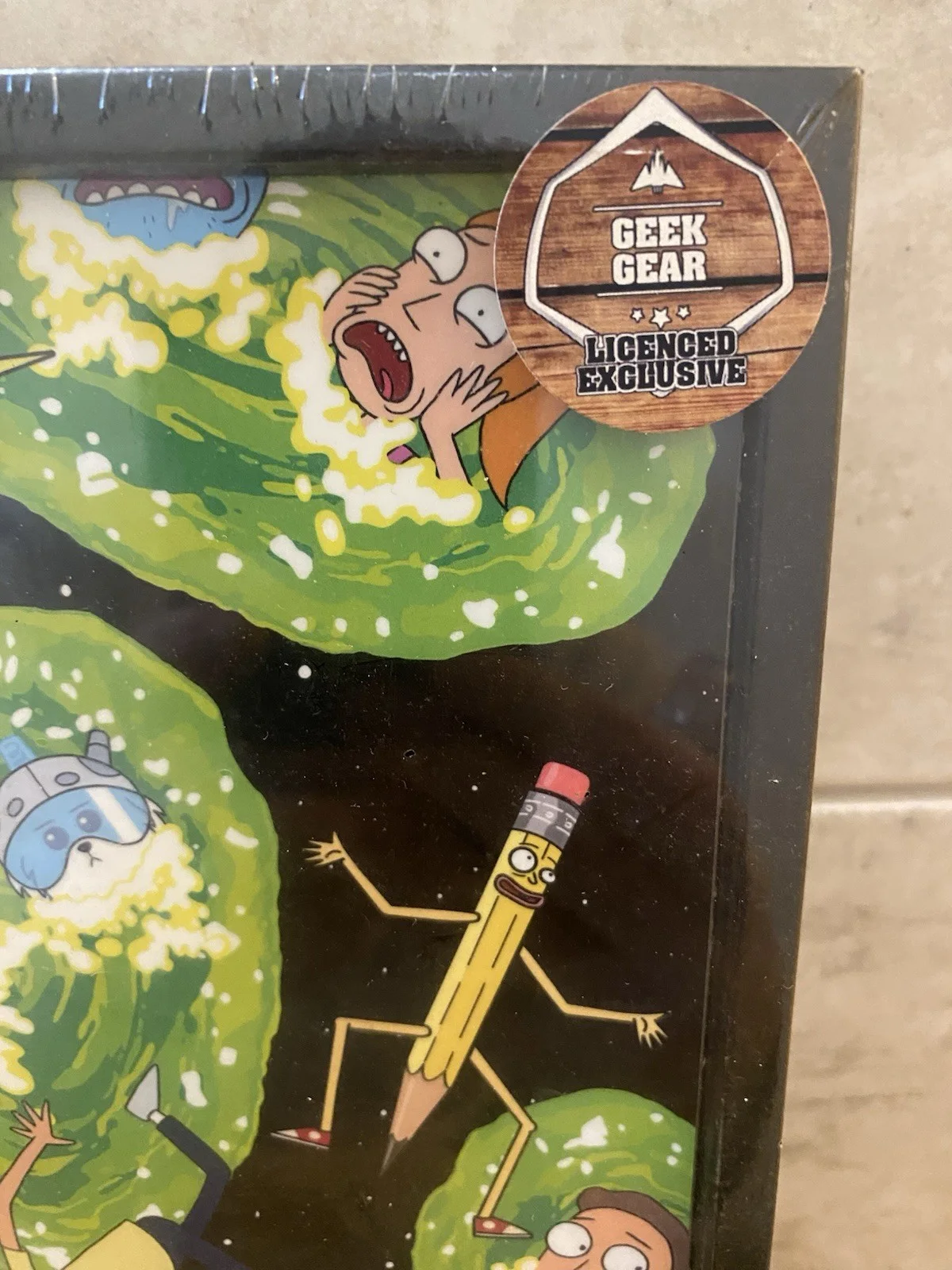 Rick And Morty Geek Gear Licensed Exclusive Framed Picture Poster Memorabilia X2, изображение 5