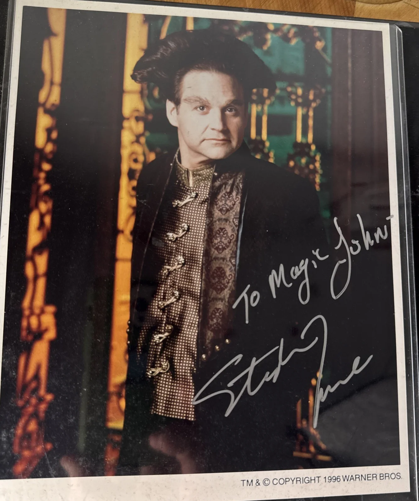 Stephen Furst — Stephen Furst as Vir Cotto Star Babylon 5 Signed Photo Tote34, изображение 2