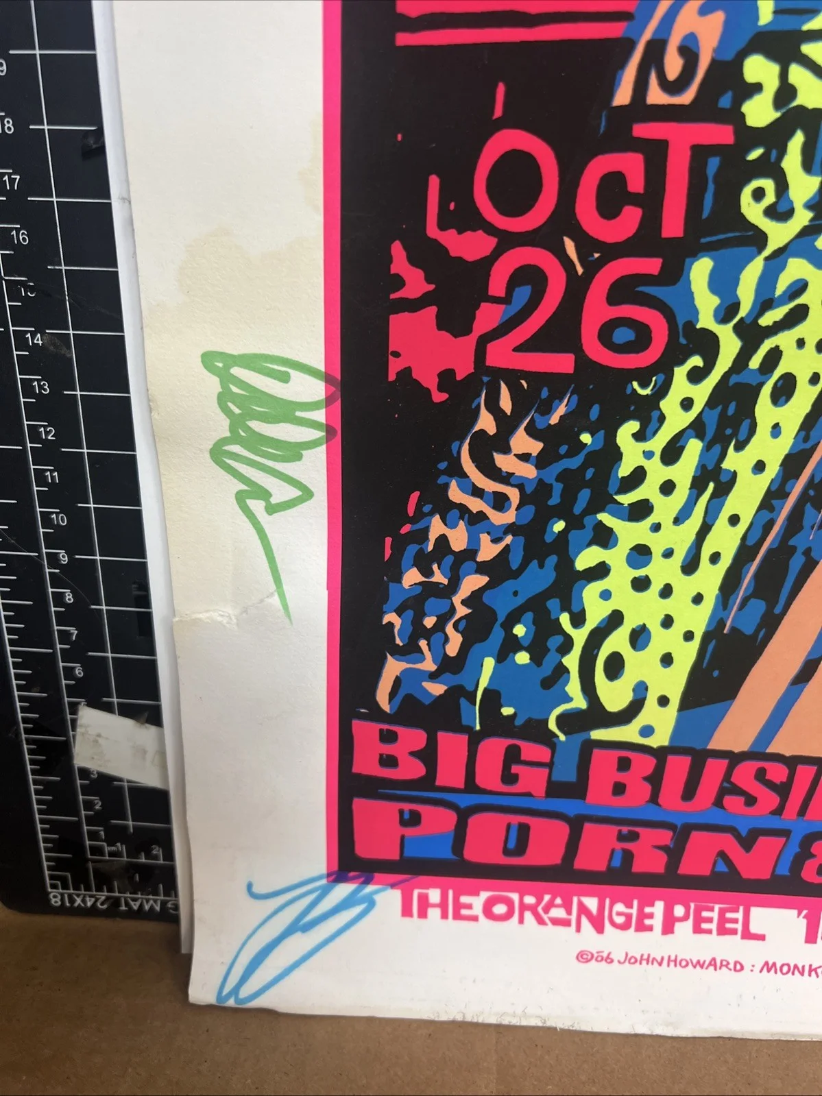 The Melvins Band Signed Autograph Poster Concert John Howard Numbered /200 Rock, изображение 2