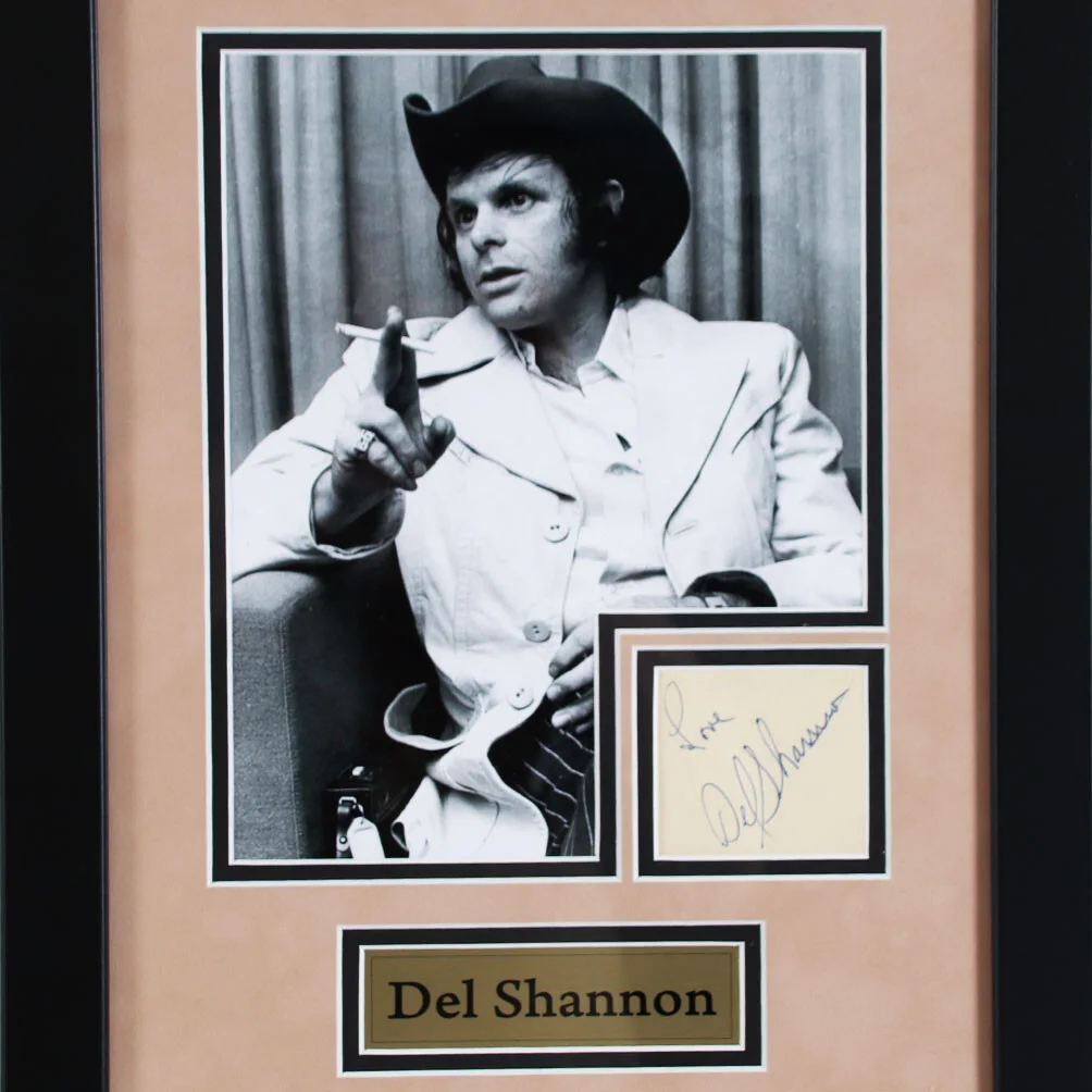 Del Shannon Signed Photo Display - COA JSA, image 4