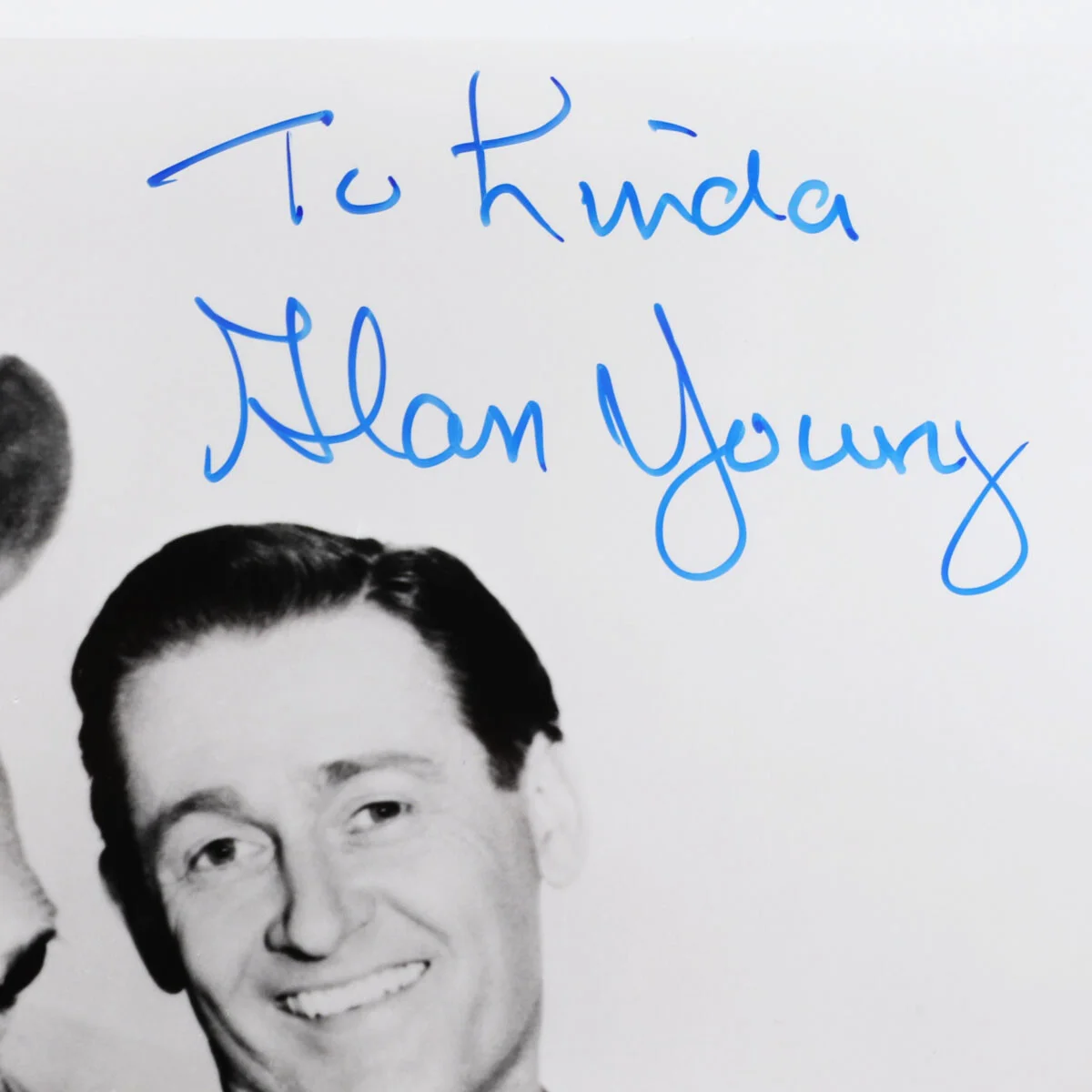 Alan Young Signed Photo w/ Connie Hines Mister Ed 8x10 - COA JSA, image 2