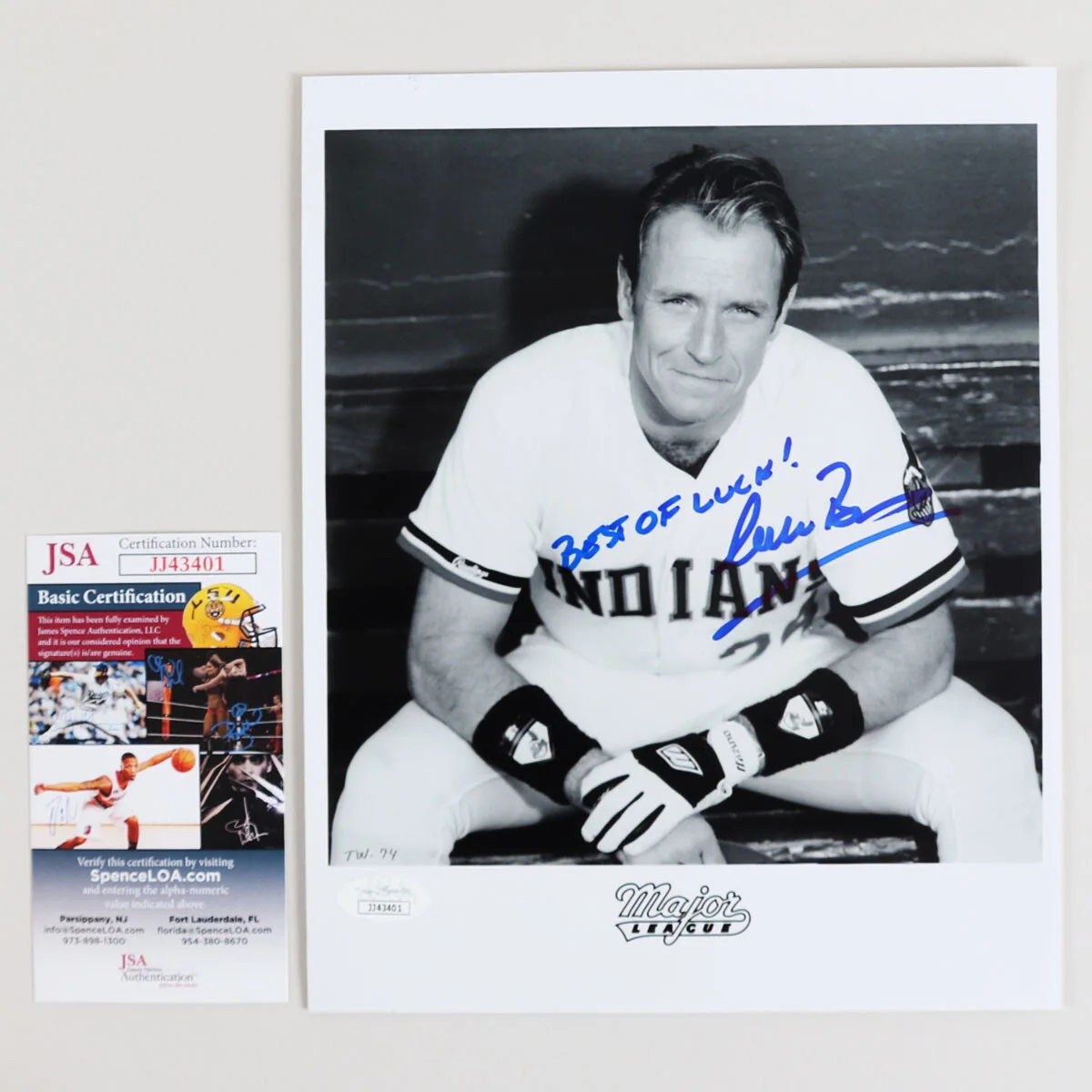 Corbin Bernsen Signed Photo 8x10 Major League - COA JSA, изображение 3