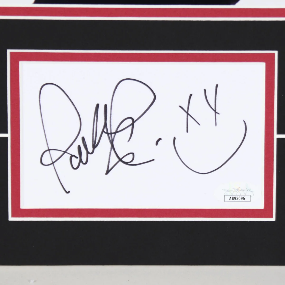 Pauley Perrette Signed Cut Photo Matted Display NCIS - COA JSA, image 2