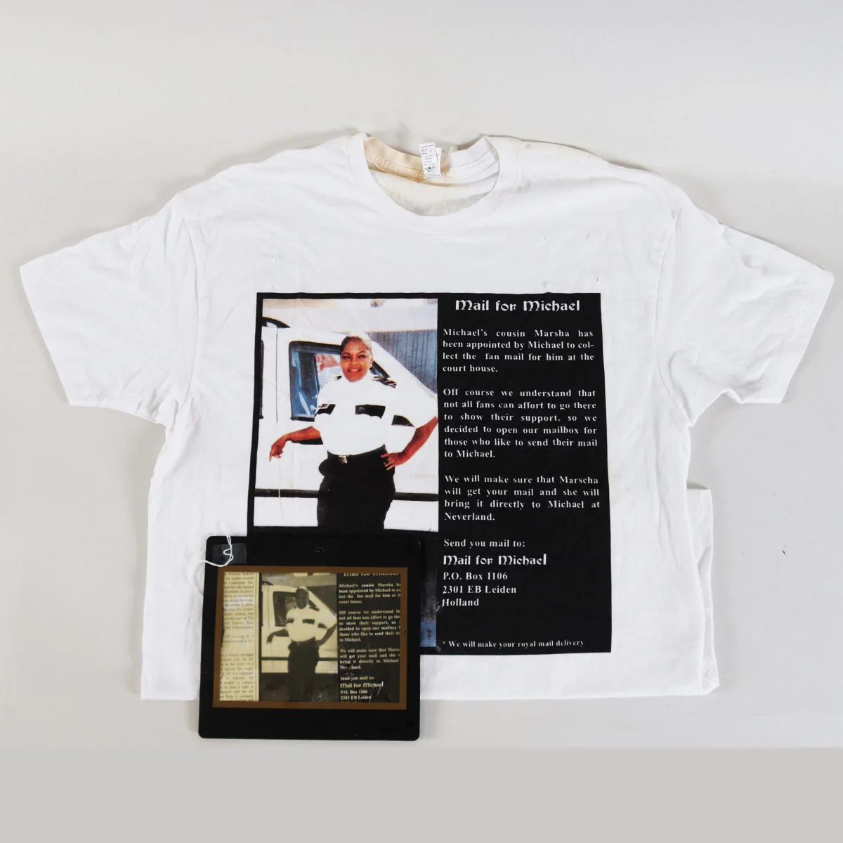 Michael Jackson's Fan Club Lot - Al Green Signed Display, Ephemera, Photos, L..., image 4