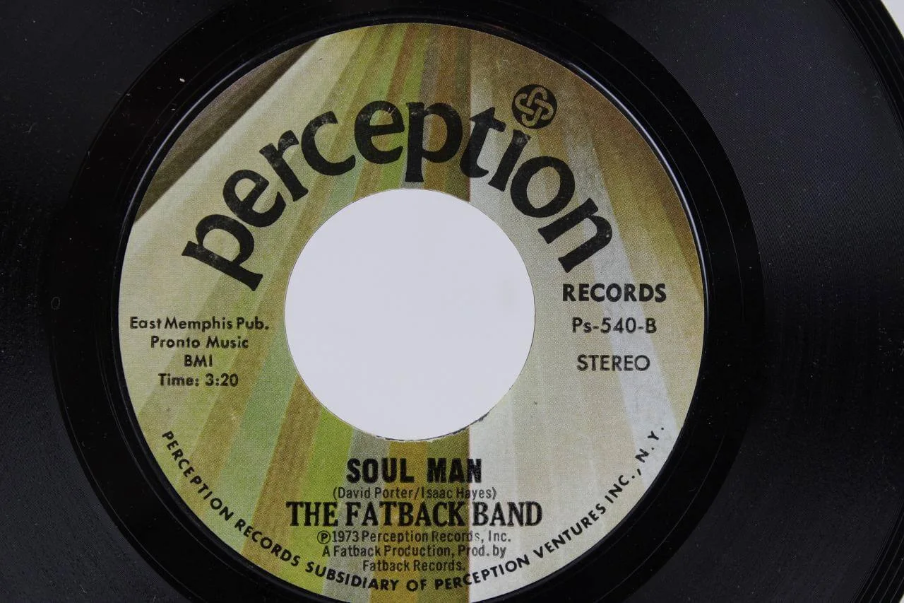 Fatback Band & Njia Walk 45 Record, image 2