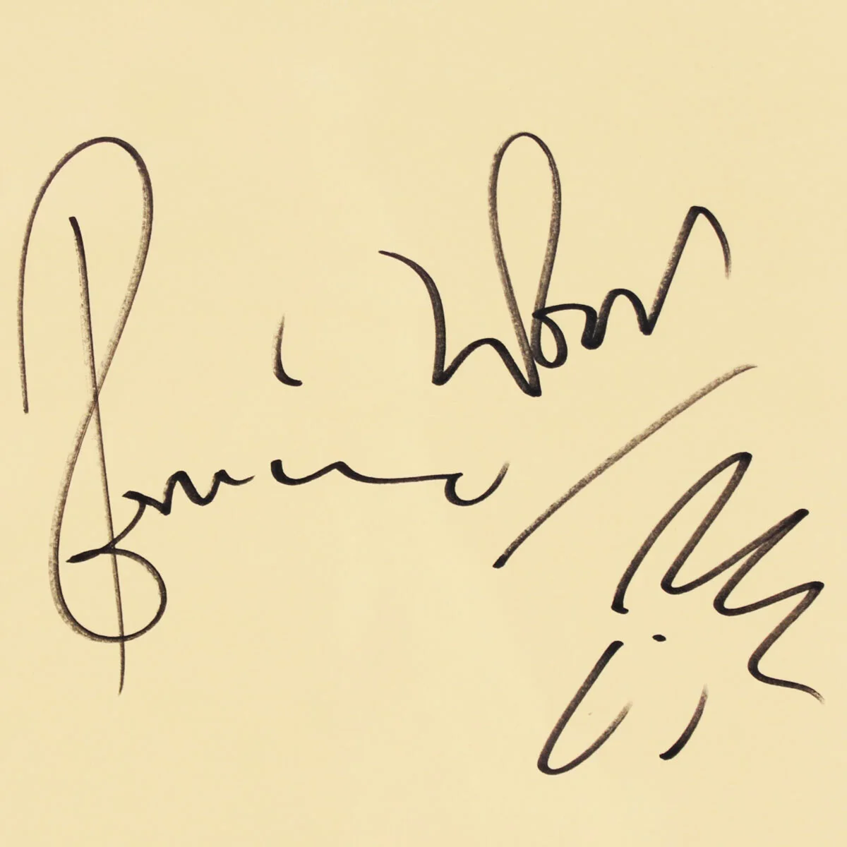 Ronnie Wood Signed & Sketch Drawing Art Book Rolling Stones1988 – COA JSA, изображение 2