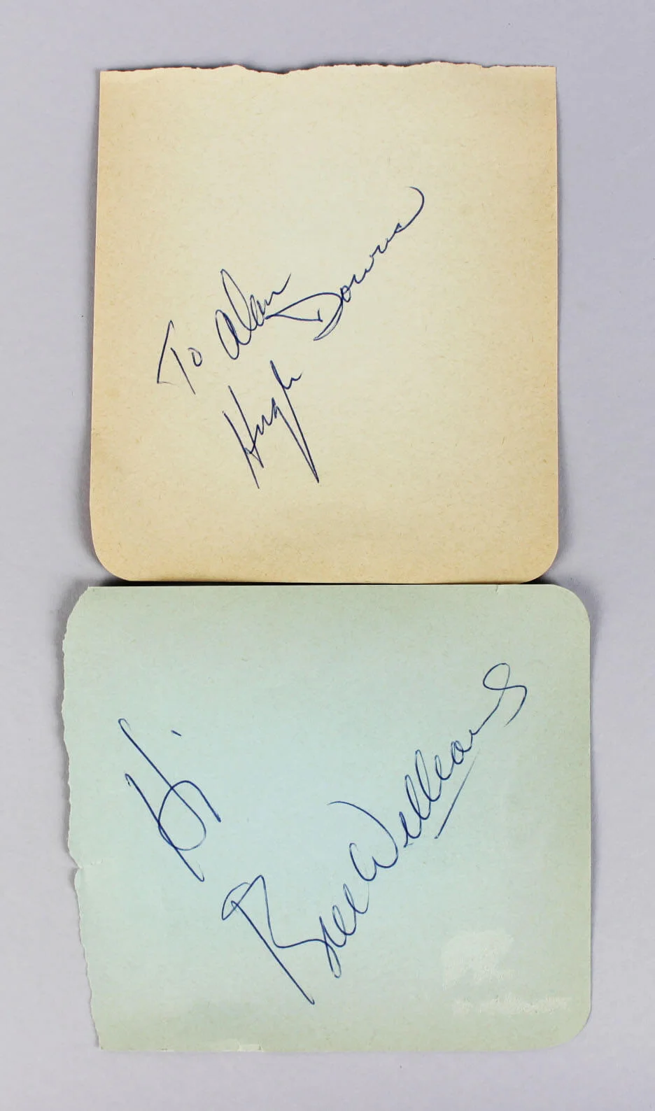 1950-60's TV Star's Signed Lot (9) Album Page Cuts - COA JSA, image 2