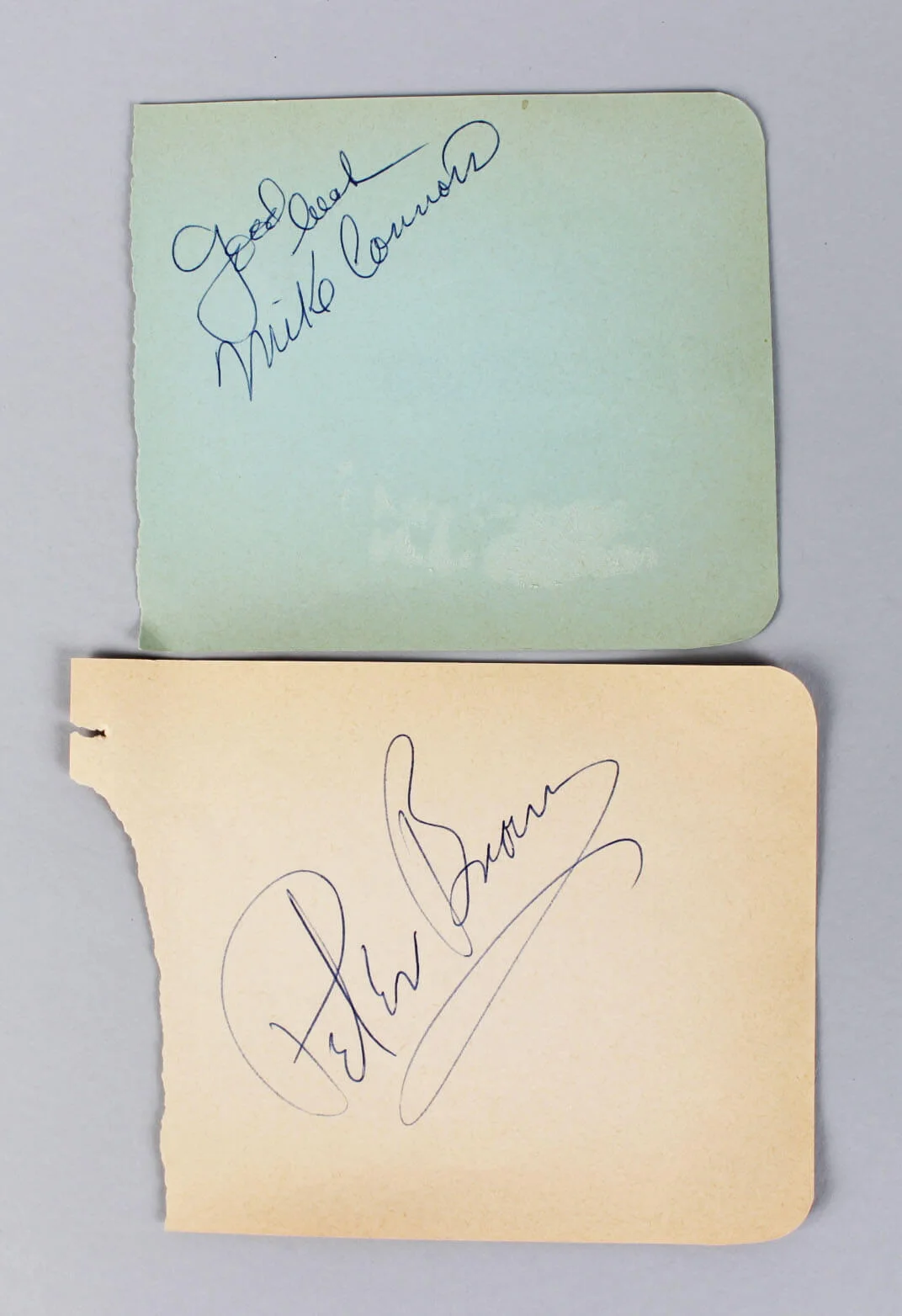 1950-60's TV Star's Signed Lot (9) Album Page Cuts - COA JSA, image 3