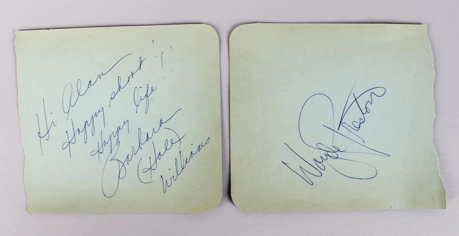 1950-60's TV Star's Signed Lot (9) Album Page Cuts - COA JSA, image 4