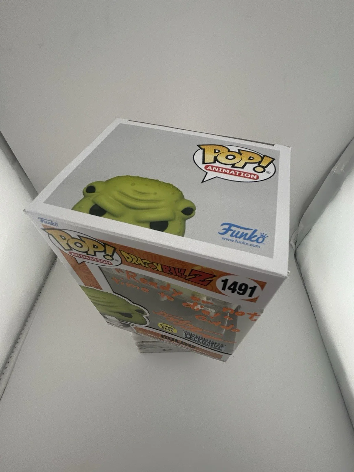 Dylan Thompson — Signed DYLAN THOMPSON Guldo Dragonball Z 1491 Funko Pop Autograph OCCM Orange, image 5