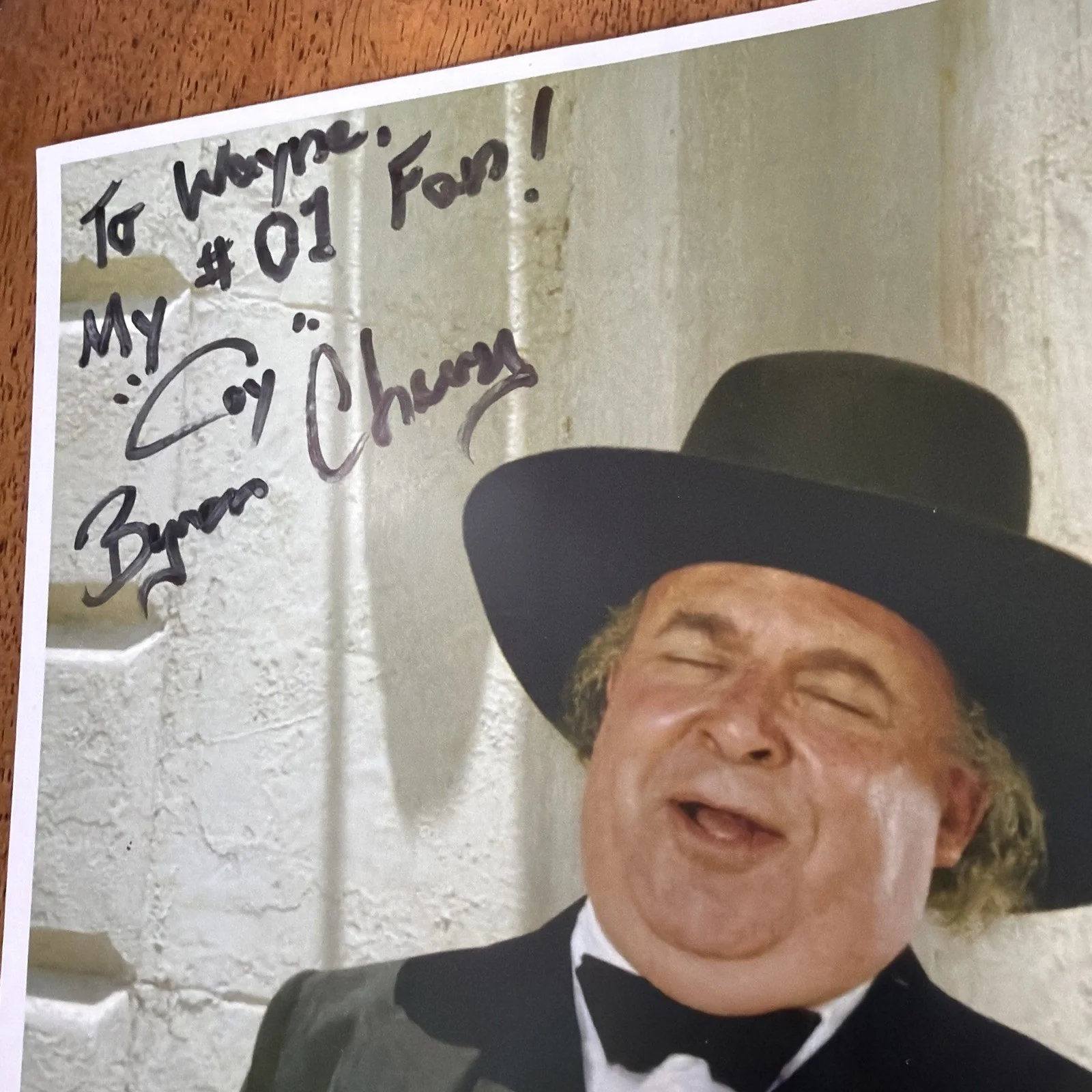 Byron Cherry Signed Autograph 8.5x11 Photo DUKES OF HAZZARD, изображение 2