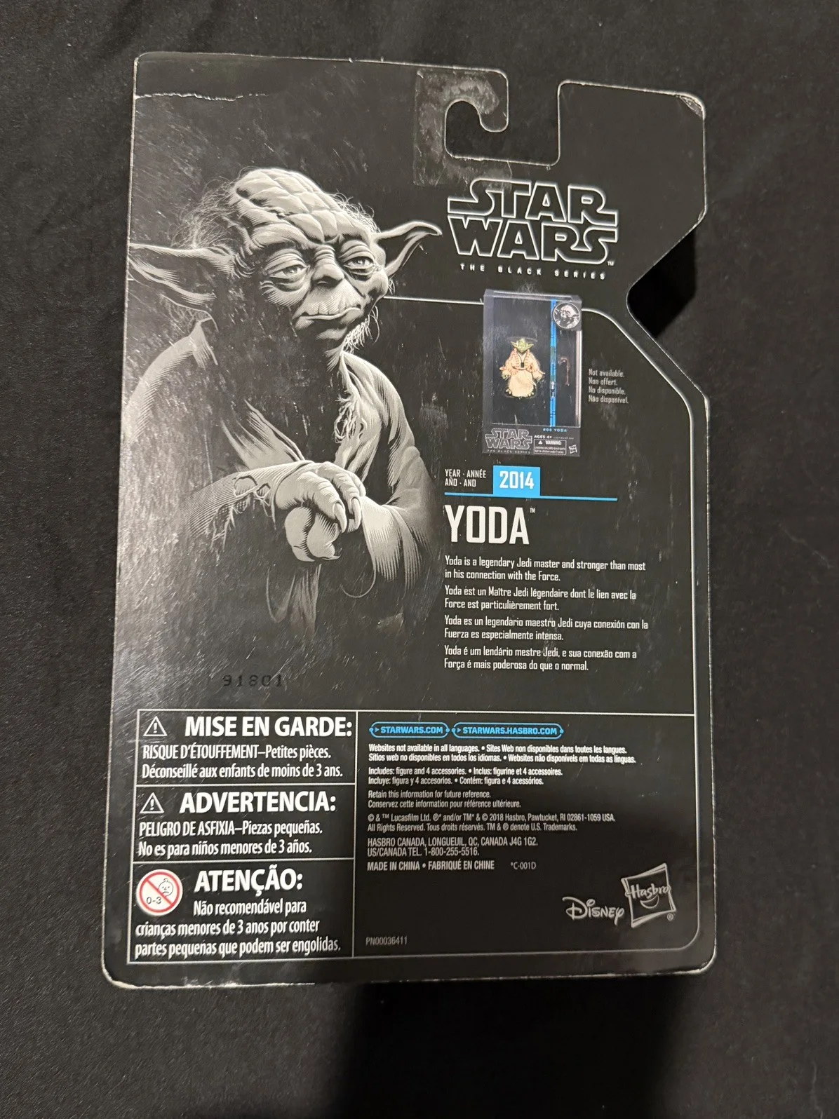 Deep Roy Signed Yoda Power Of The Force Figure, image 2