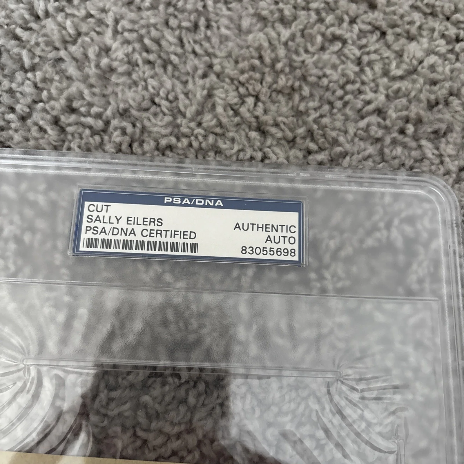 PSA Authentic Sally Eilers Cut Autograph American Actress Deceased 1978, image 2