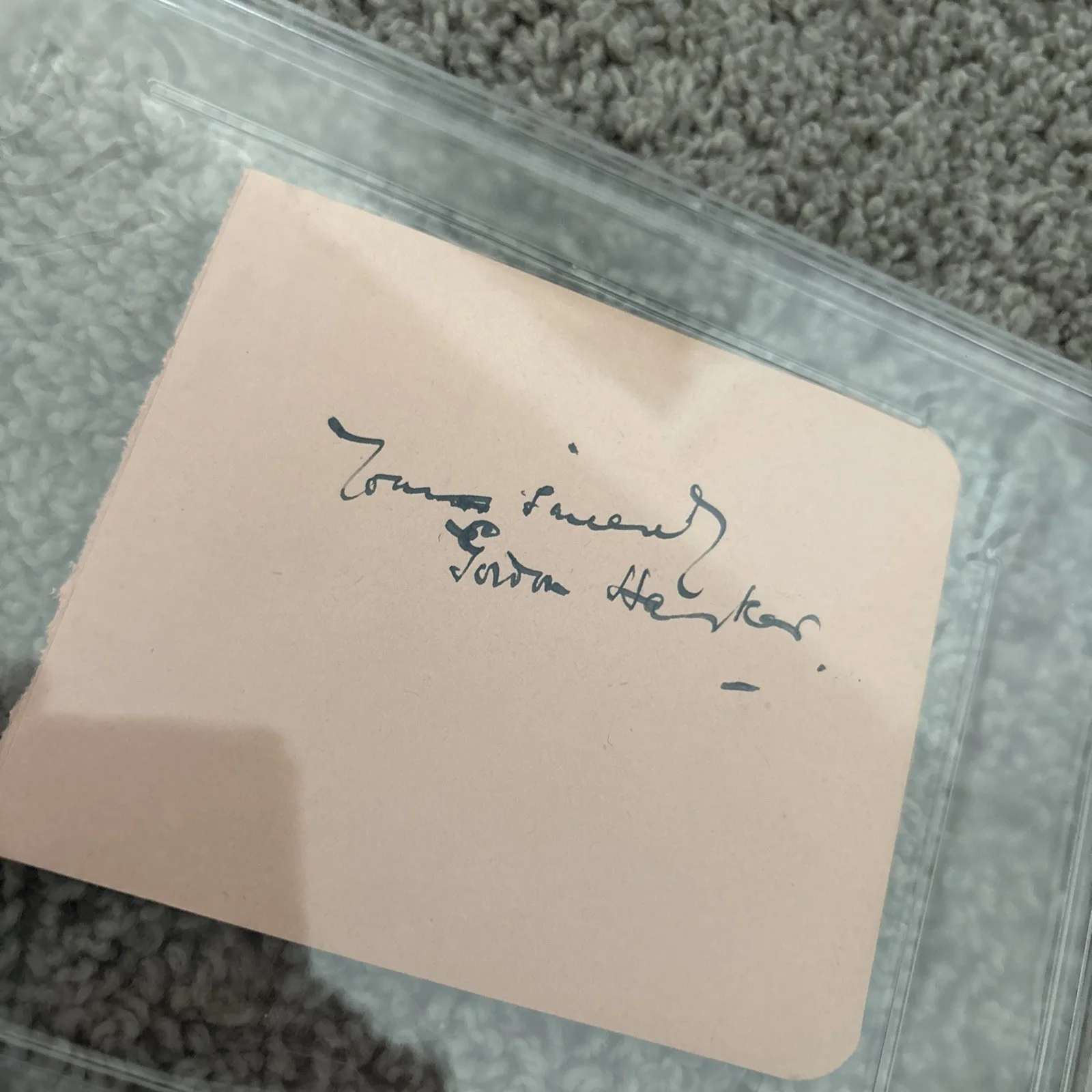 PSA Authentic Cut Gordon Harker Autograph English Stage Actor Deceased 1967, image 3