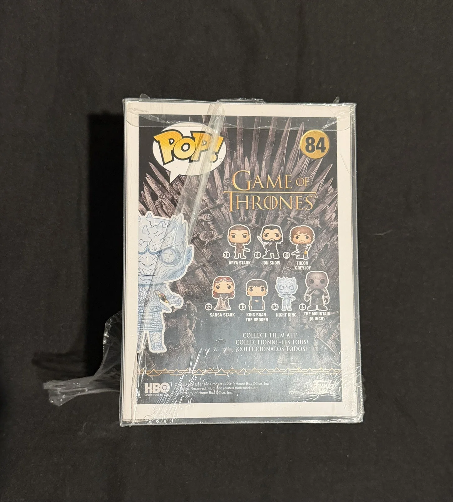 RICHARD BRAKE — RICHARD BRAKE SIGNED NIGHT KING POP FUNKO FIGURE GAME OF THRONES GITD JSA COA, image 3