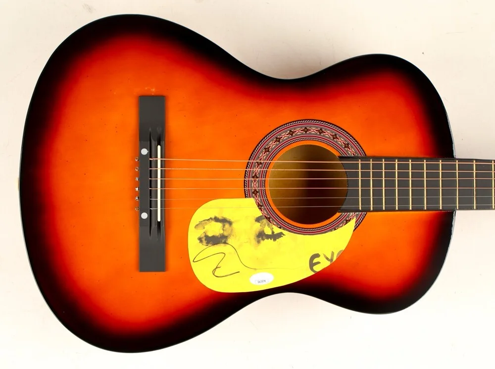Authentic Ed Sheeran Signed/Autographed 38" Acoustic Guitar (JSA Hologram), image 3