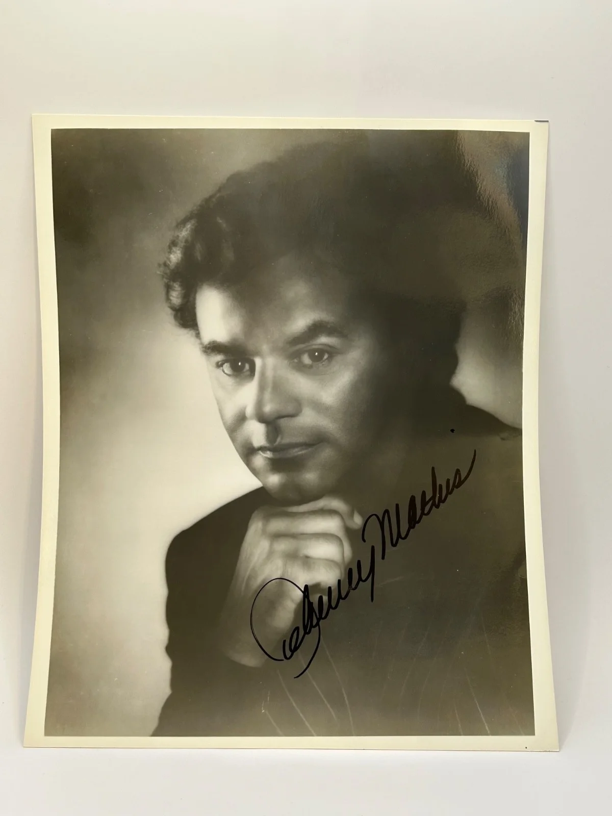 johnny mathis autographed sheet music and photo, image 3