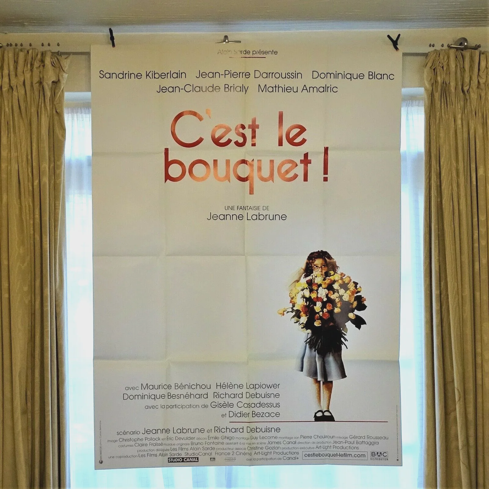 Original 2004 French movie film poster C’est le Bouquet romantic wall decor gift, изображение 5