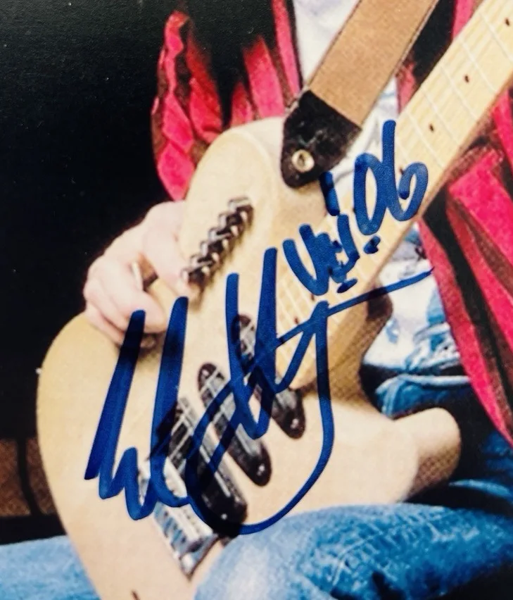 Eddie Van Halen Autographed Signed 8x10 Color Photograph JSA Authenticated RARE, изображение 3
