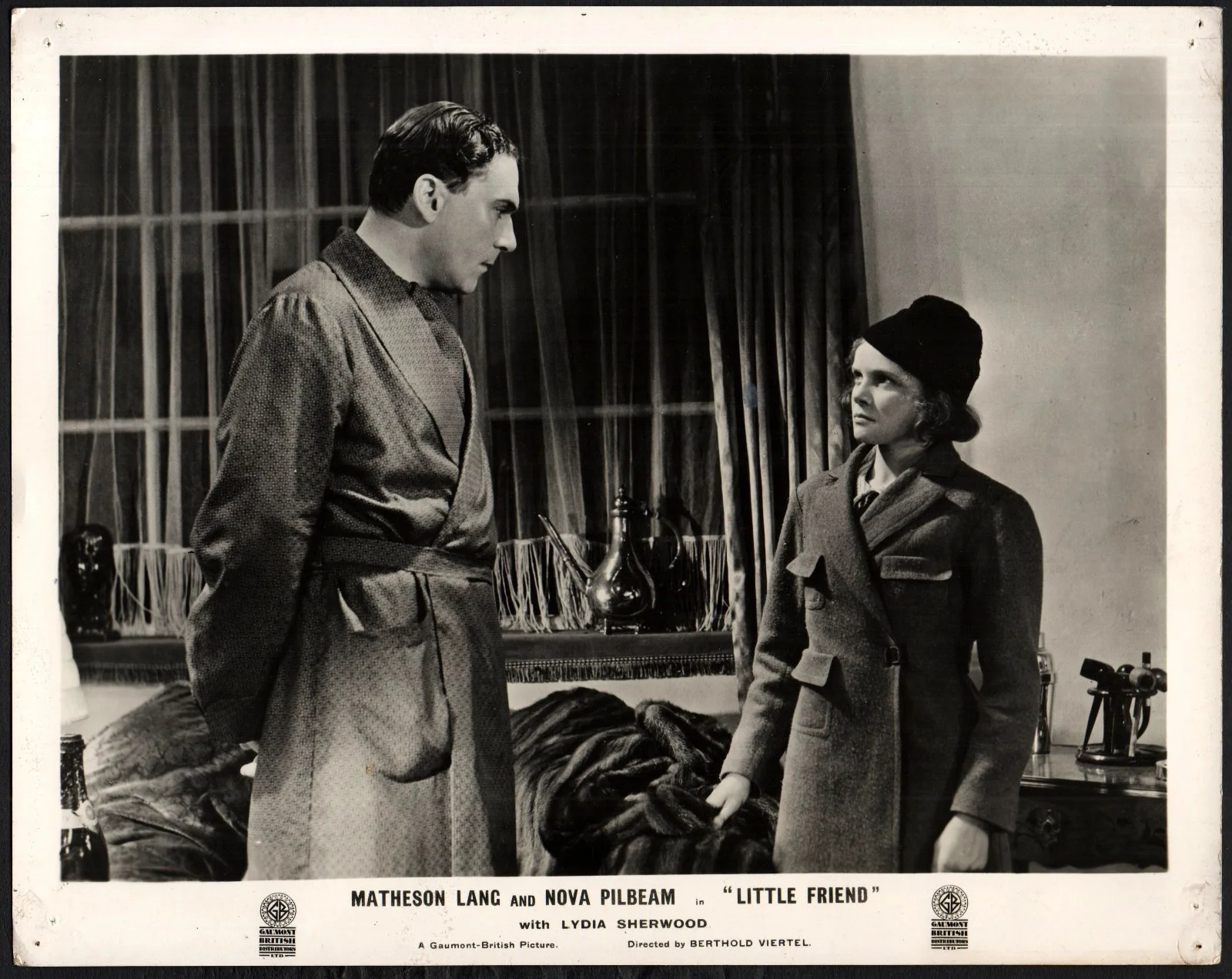 LITTLE FRIEND 1934 Matheson Lang, Nova Pilbeam, Arthur Margetson 2 10x8 STILLS, изображение 2