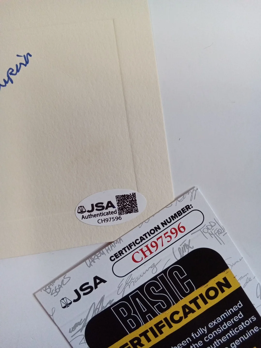 Jackie Butch Jenkins Signed White Card JSA National Velvet MGM Star, image 3