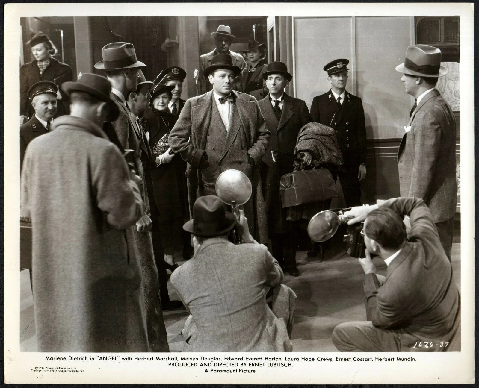 ANGEL 1937 Herbert Marshall, Melvyn Douglas, Ernst Lubitsch 2 10x8 STILLS, изображение 2