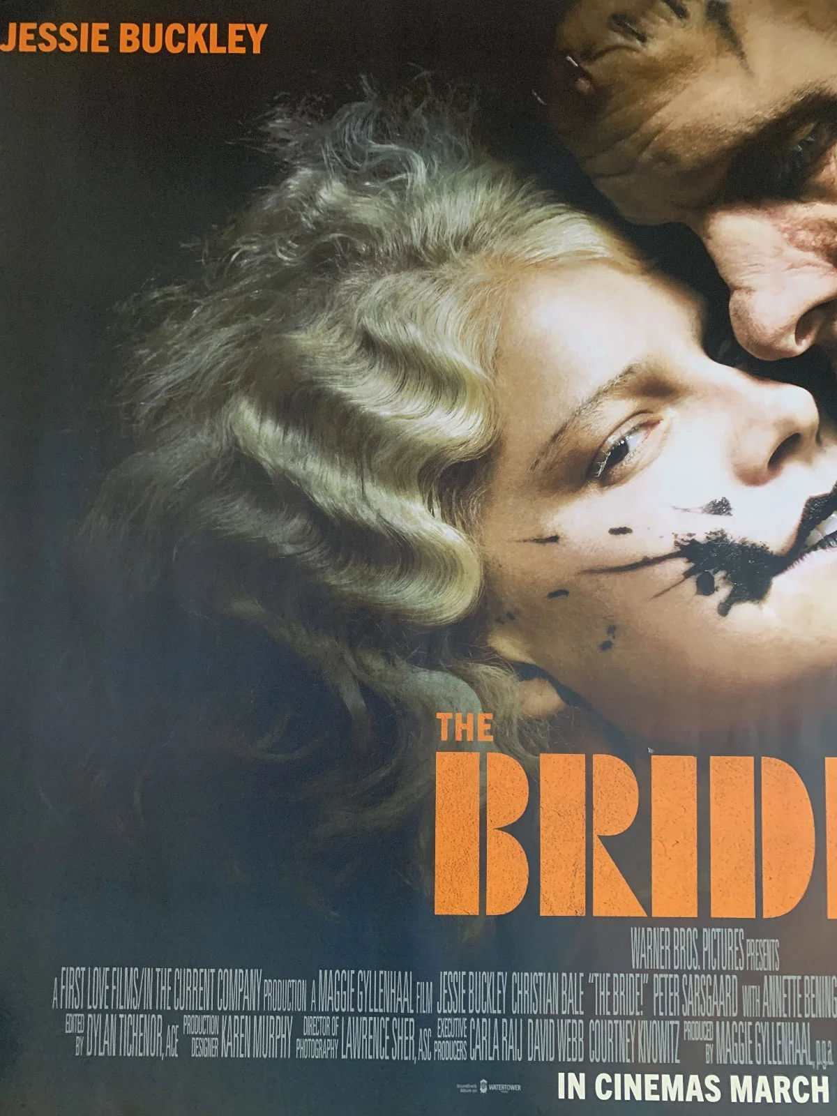 Maggie Gyllenhaal's - The Bride Original UK Quad Cinema Poster 2026 - Landscape, изображение 5