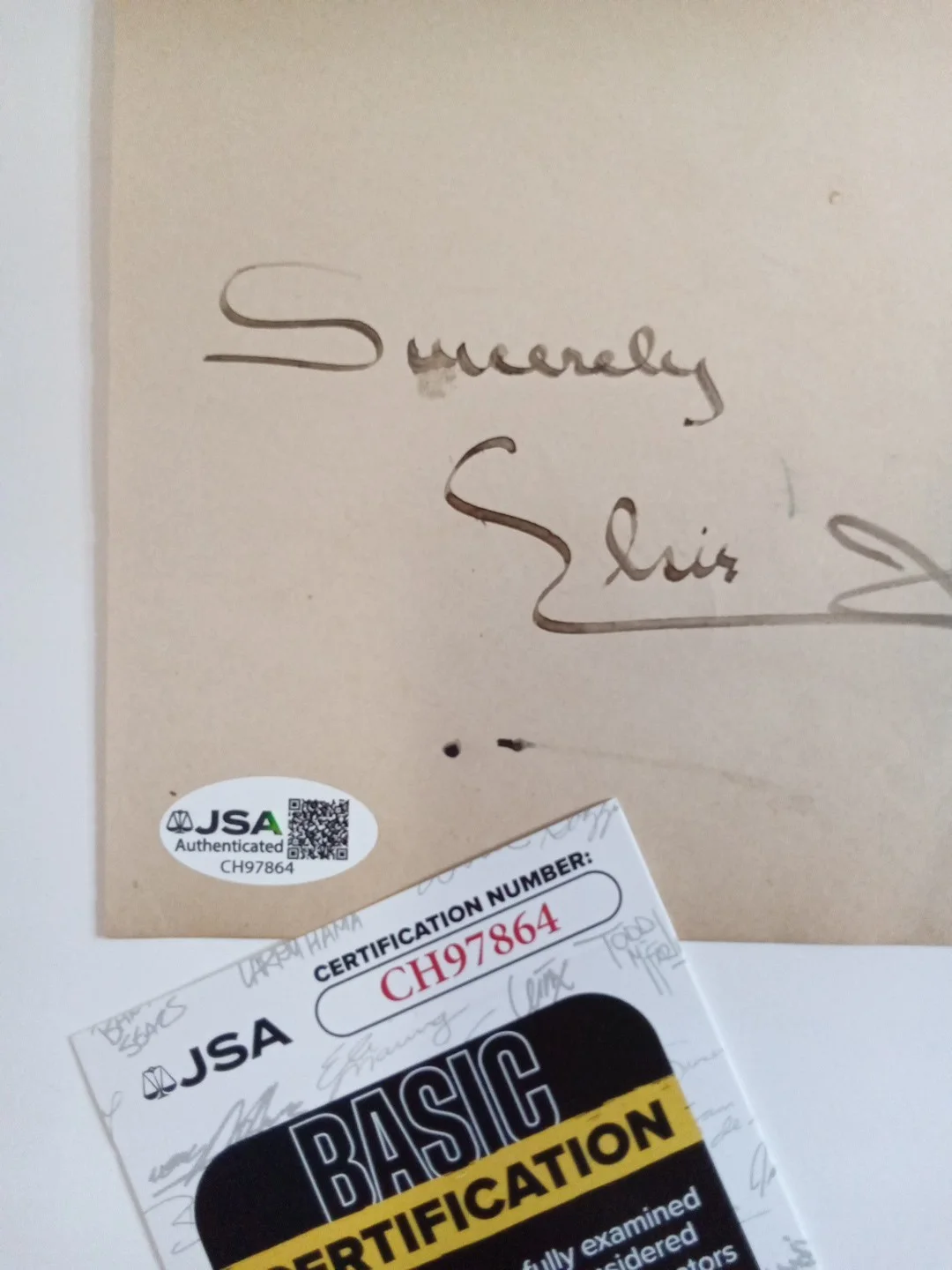 Elsie Janis Signed Album Page JSA Authenticated WWI Sweetheart Of AEF Vaudeville, изображение 3