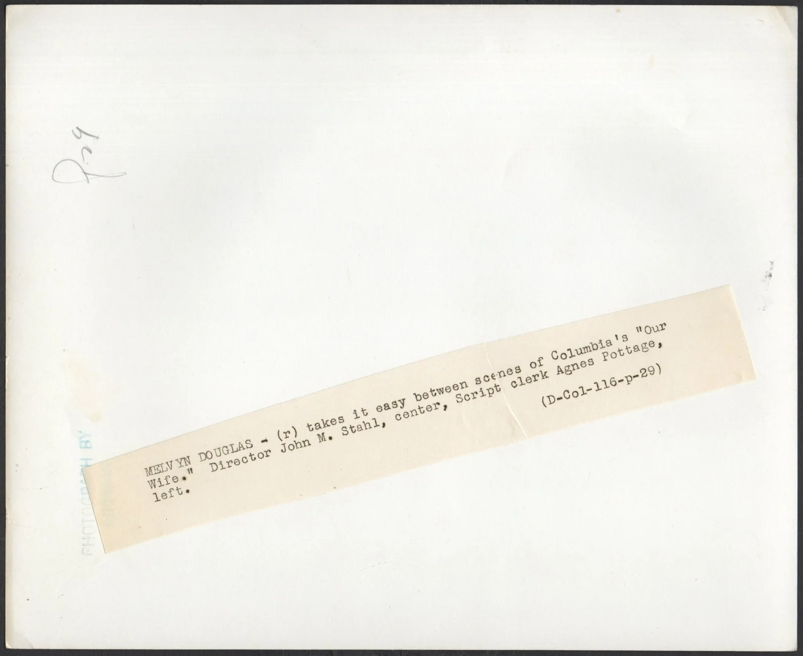 OUR WIFE 1941 John M. Stahl, Melvyn Douglas, Jack Cardiff 10x8 STILL #PUB20, image 2