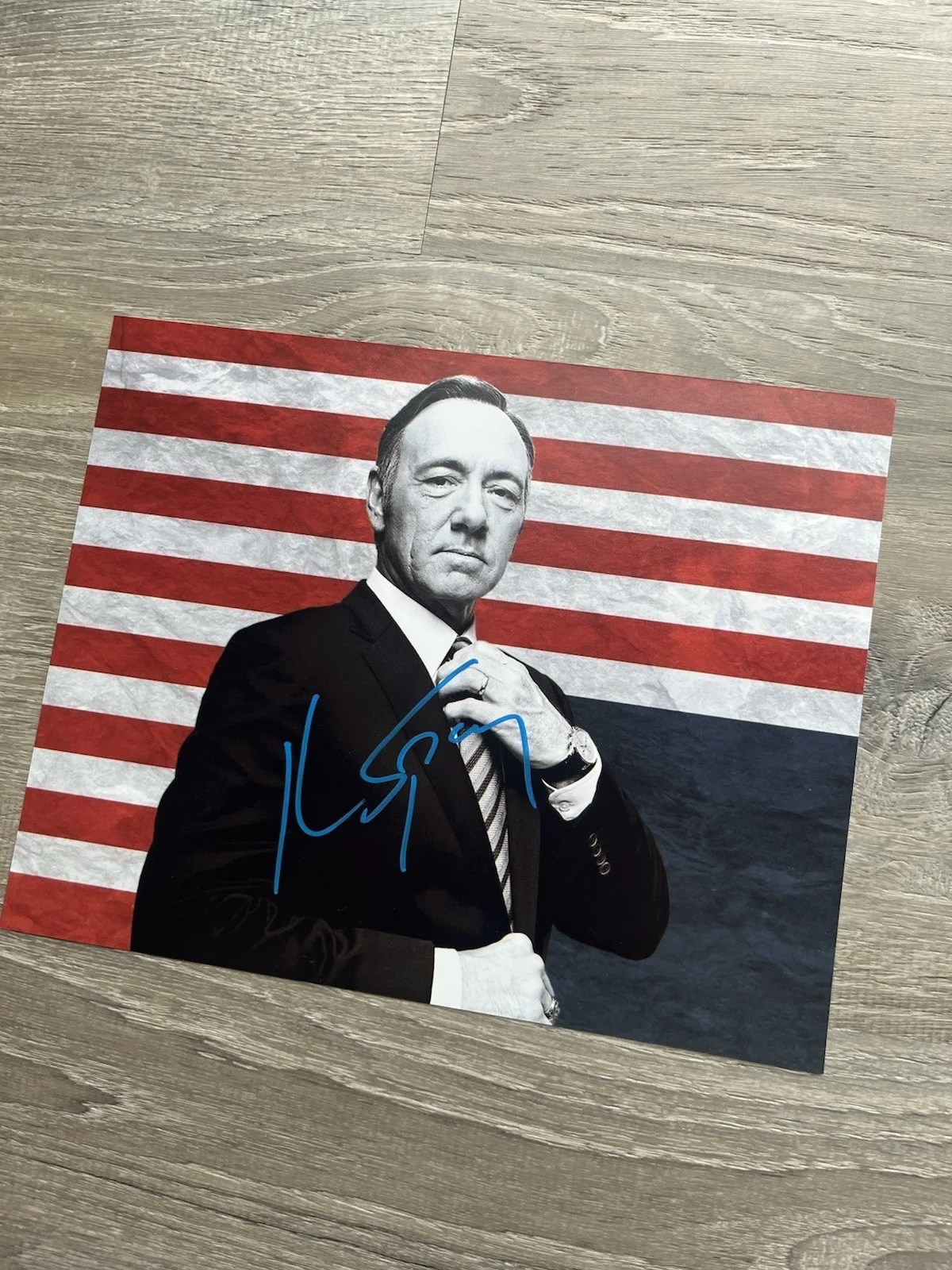Kevin Spacey — Kevin Spacey Signed House Of Cards 8x10 Photo Frank Underwood, изображение 3