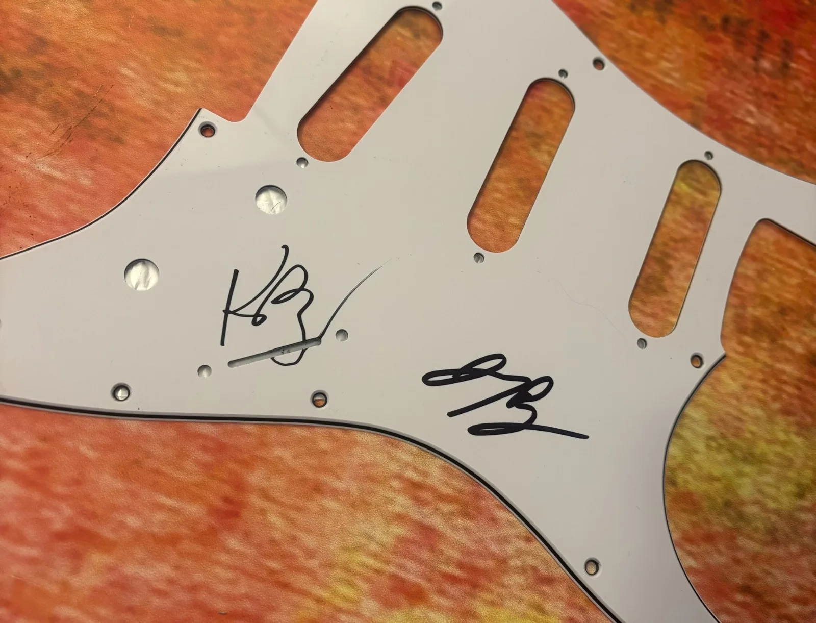 GFA Kenneth & Joey Duo * THE MILK CARTON KIDS * Signed Electric Pickguard COA, изображение 2