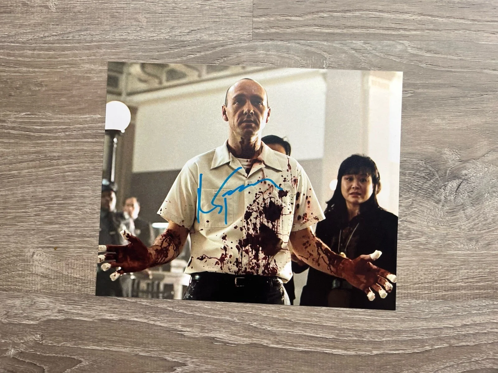 Kevin Spacey — Kevin Spacey Signed Seven 8x10 Photo Se7en John Doe, изображение 5