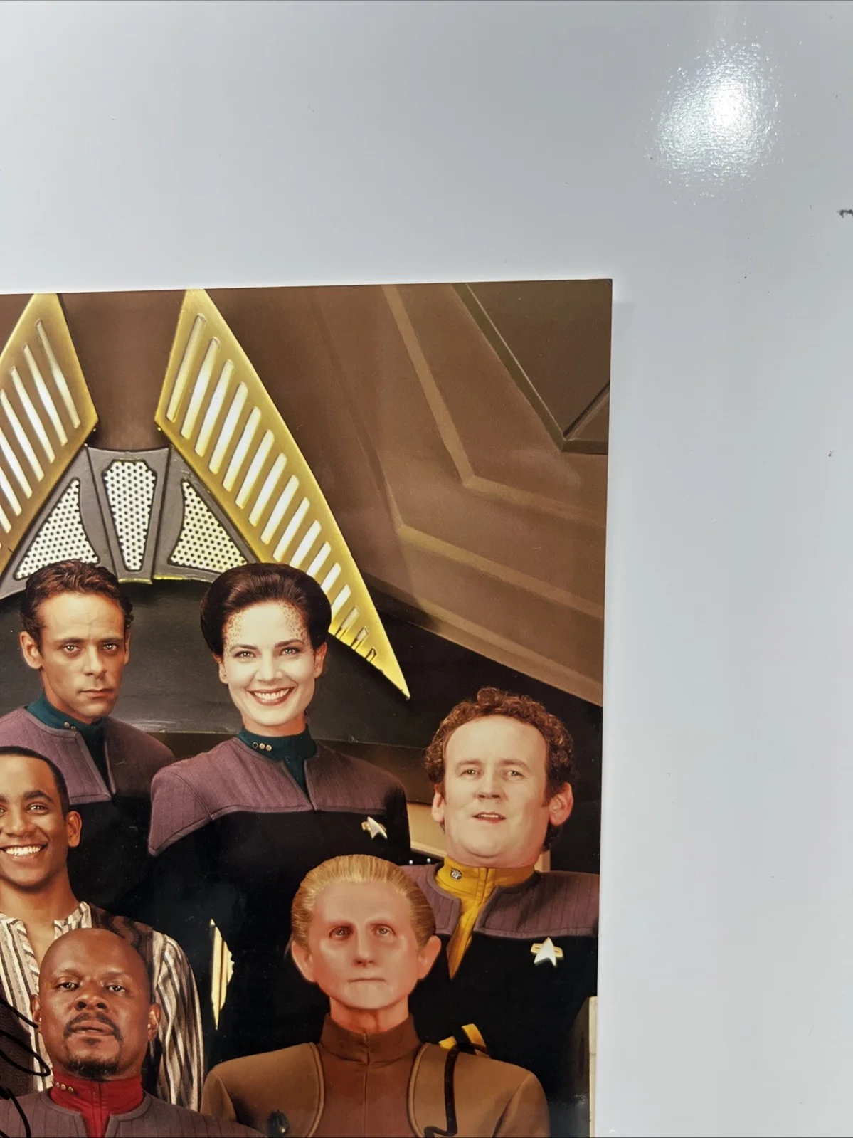 Visitor, Shimmerman, Lofton, Auberjonois — Star Trek Deep Space Nine Cast Signed Autograph Paramount 10x15 Photo, image 2