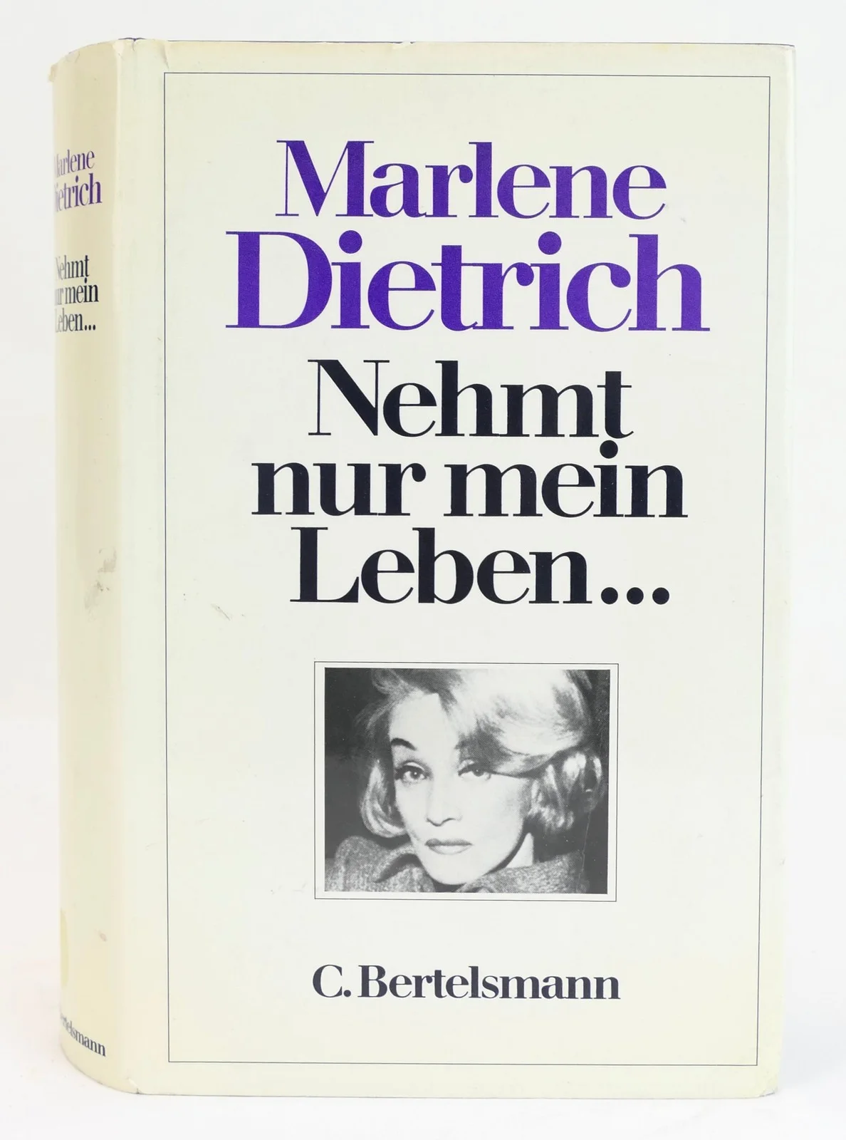 DIETRICH, Marlene : "Nehmt nur mein Leben...." - SIGNED, image 2